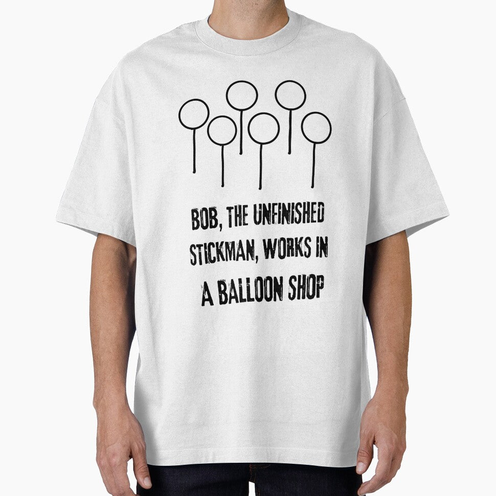 Bob, the Unfinished Stickman, is shopping by LagoonandBeans