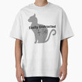 Easily Distracted by Cats Funny Cat Lover Shirt by Cozybysophie