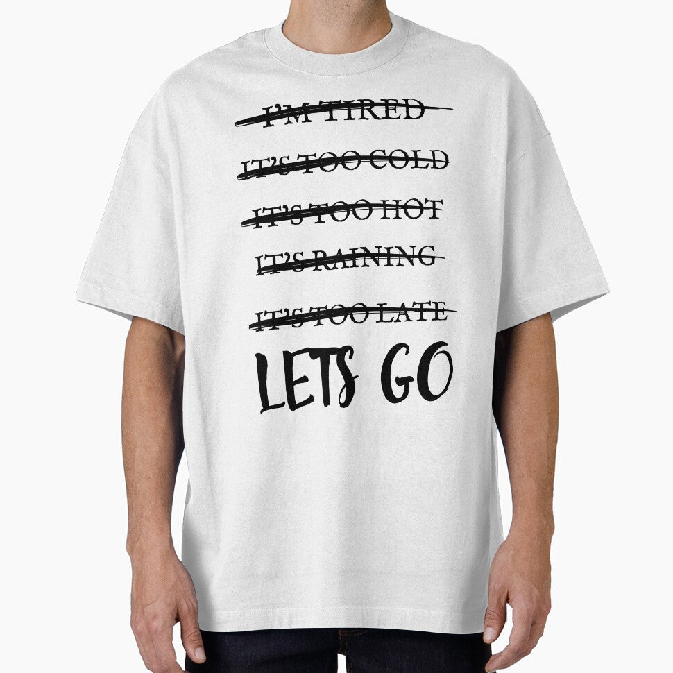 LETS GO / Fitness Inspirational Line by Chris Mpasirogloy