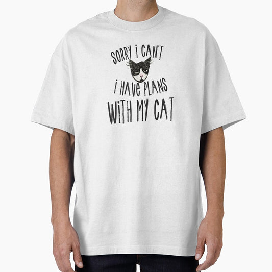 Sorry I can't I have plans with my Cat Funny Cat Owner Gift by SadikShop