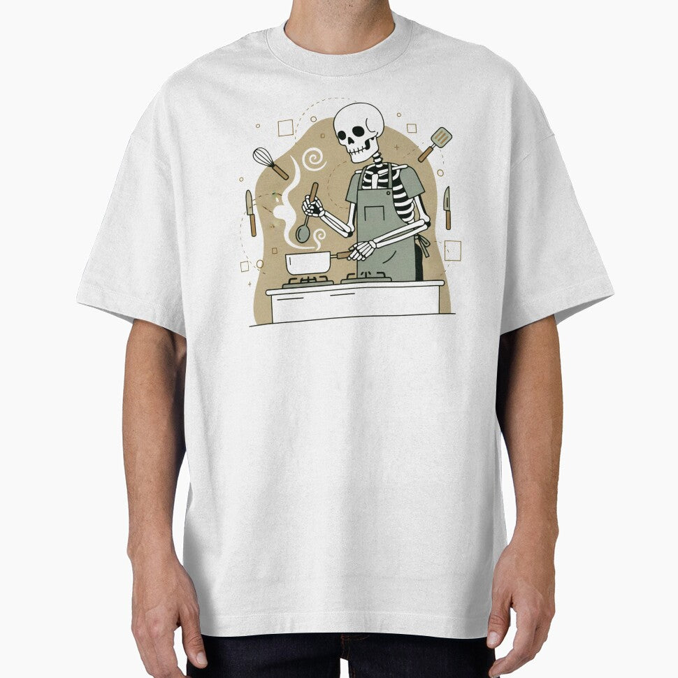 CHEF | Minimalist Skeleton Streetwear Art by DEADLINE.