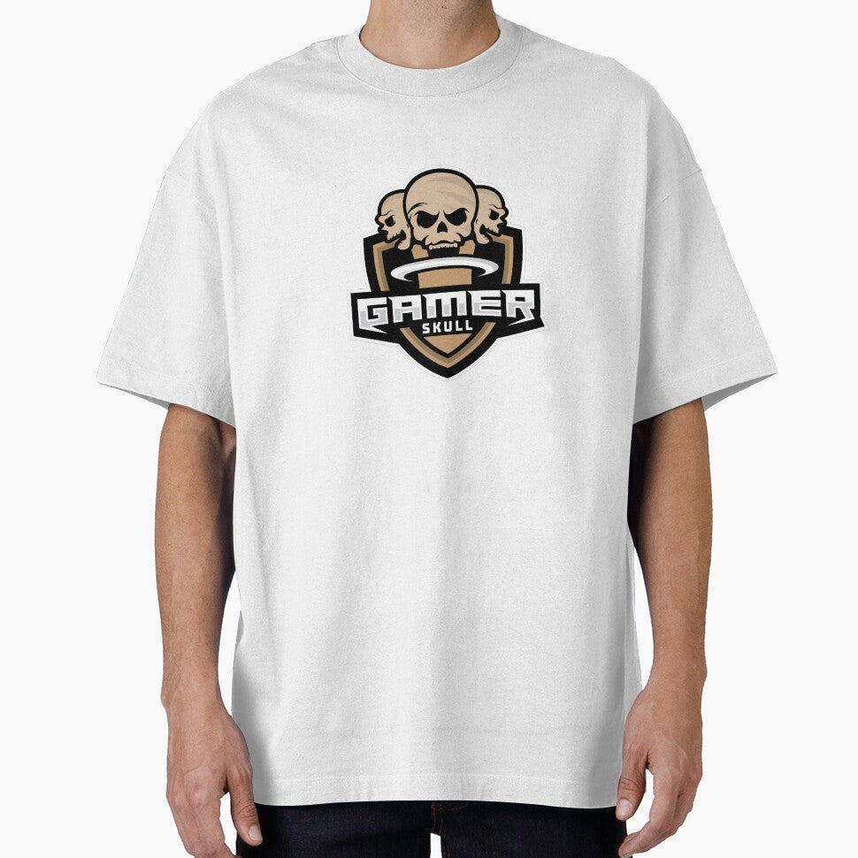 Gamer Skull Logo Sticker– Cool Gaming Skull Emblem for Gamers, Streamers & Esports Fans by animyrox