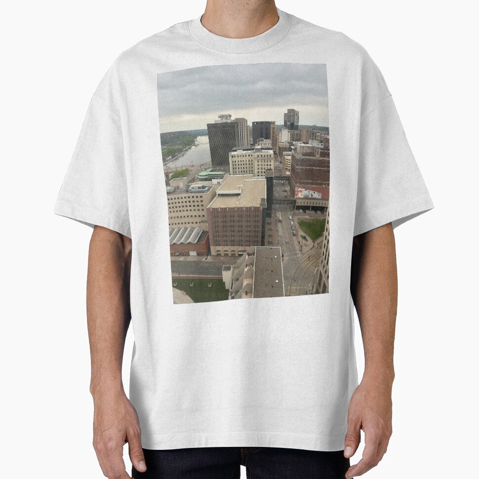 St. Paul Minnesota skyline by Rachel the Artist