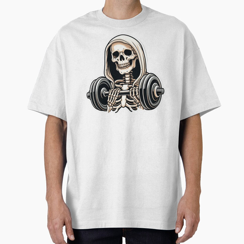 Skeleton Lifting Weights by raedattia