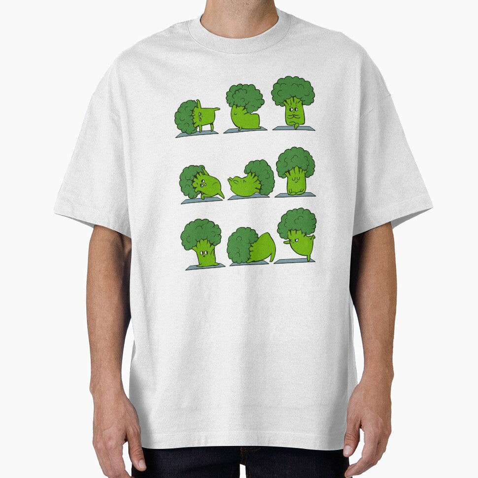Broccoli Yoga by Huebucket