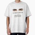 Introverted But Observing Everything Minimalist Eye Design by WaveInkDesigns