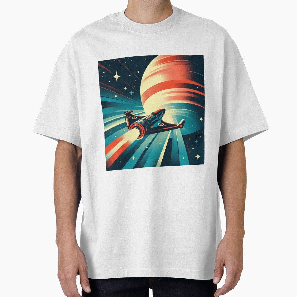Retro science fiction Spaceship 1960s by RESToRAPTOR