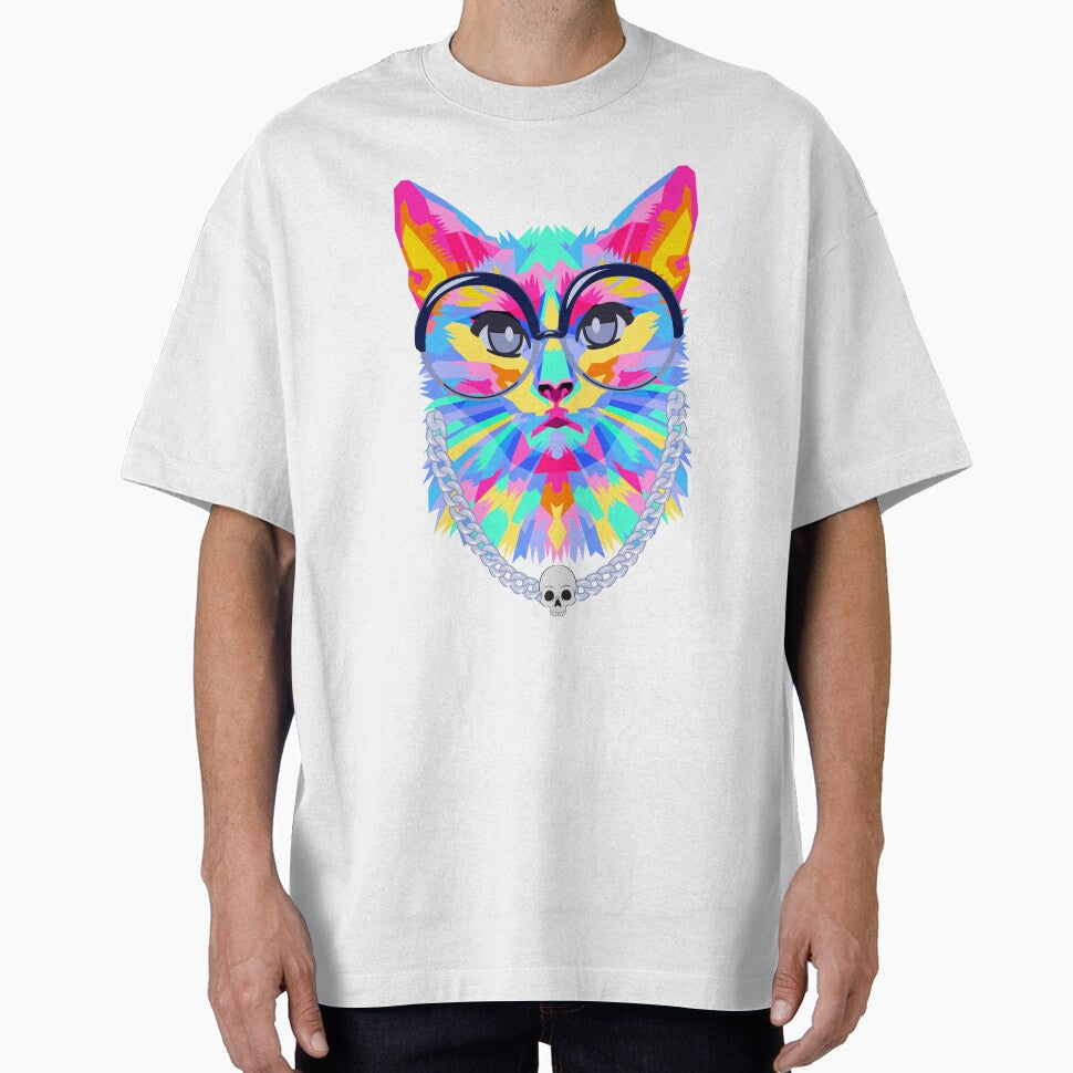 Cat colorful looking thug by Shenuka93