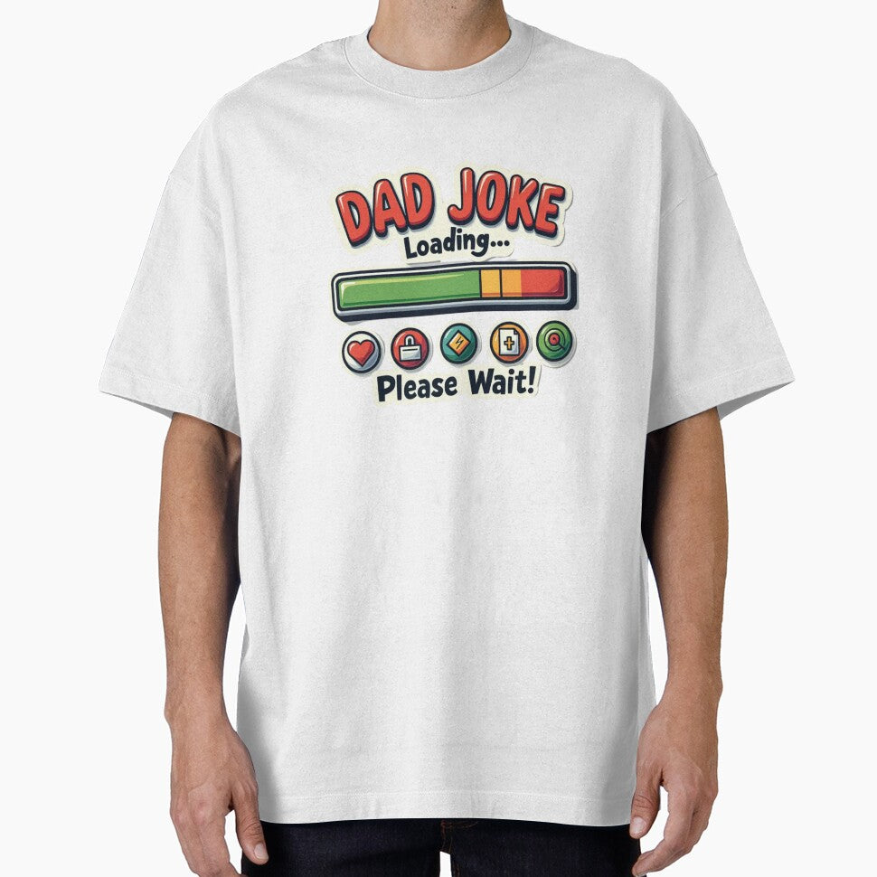 Dad Joke Loading Funny Meme Father Humor Typography by PrincessJStudio