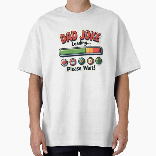 Dad Joke Loading Funny Meme Father Humor Typography by PrincessJStudio