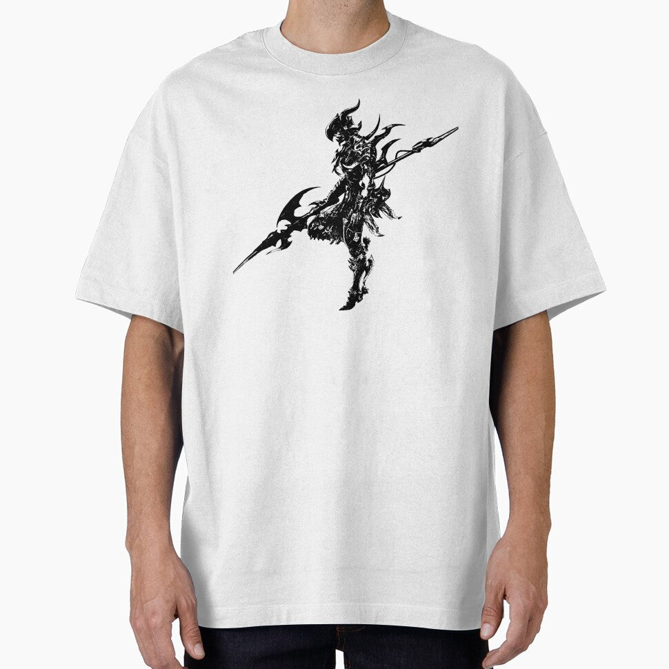 Final Fantasy Main Logo - Dragoon/ Lancer Silhouette by NEOFO