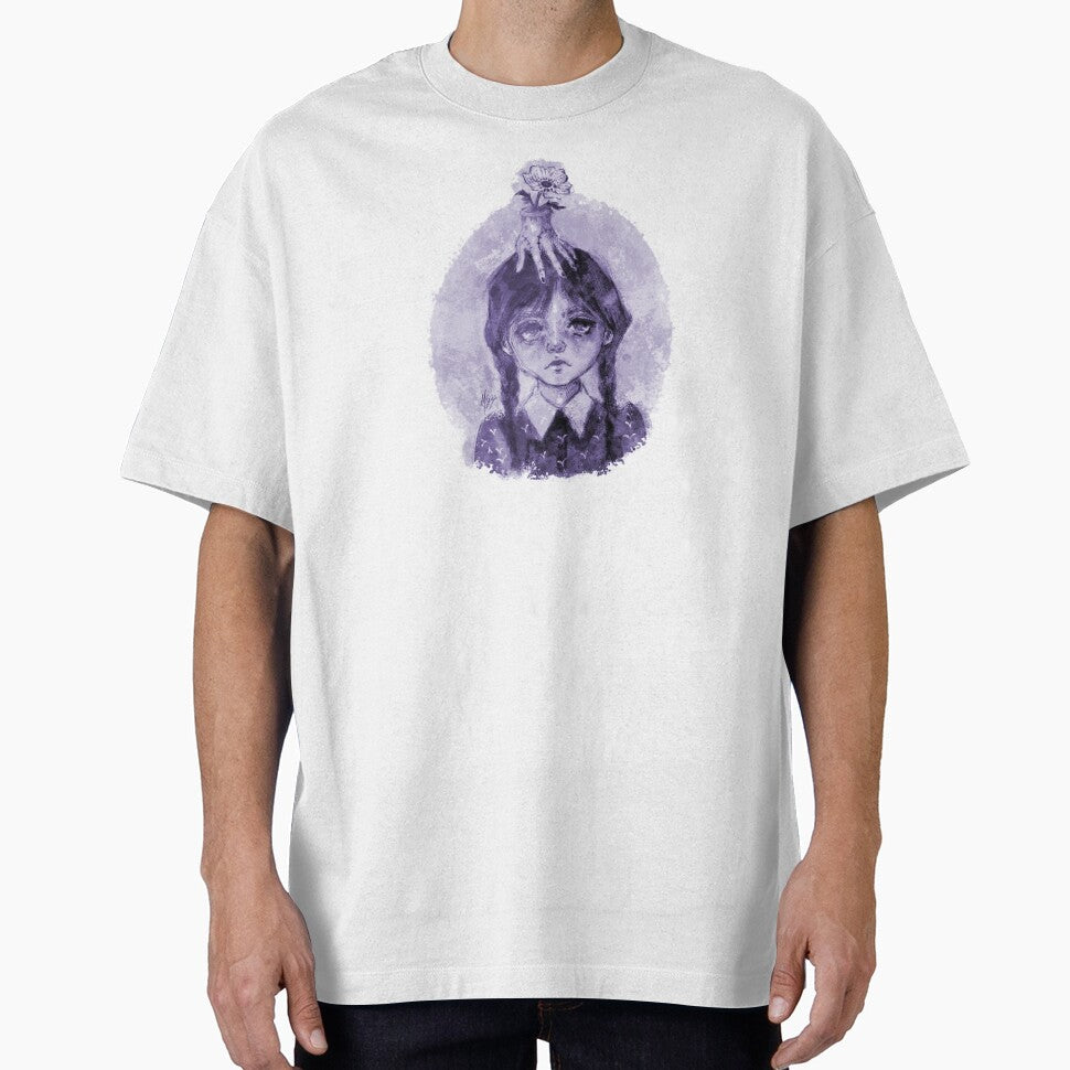 GOTH GIRL FLOWER HAND LAVENDER SOFT GOTH by melyverso