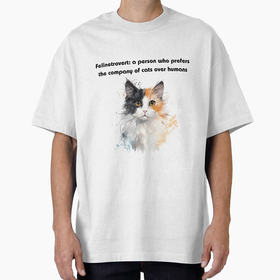 Felinetrovert: a person who prefers the company of cats over humans by TitaniaAlley