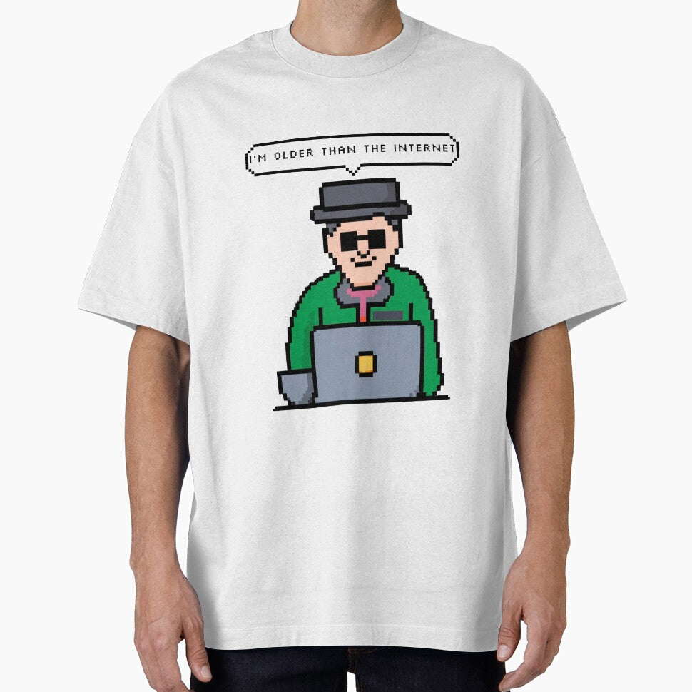 I'm older than the Internet, Green old man | Pixel Style by CircinusStore