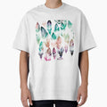 A Delicate Watercolor Print of Feathers- Boho Chic Patterns by GVRDesign