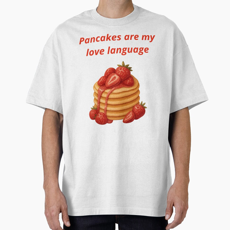Pancakes Are My Love Language T-shirt Gifts by ZemVibe