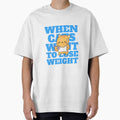 When cats want to lose weight tshirt by Eugenie974