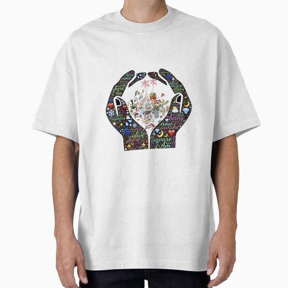 Yoga Love And Peace In a Hand by OmniDeals