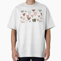 Colorful love shapes on white by anytka