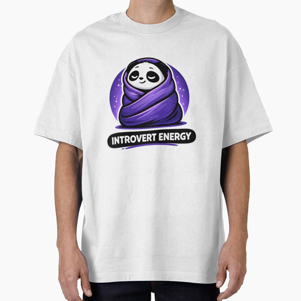 Introvert Energy Panda – Cozy Introvert Meme Sticker by snaperos