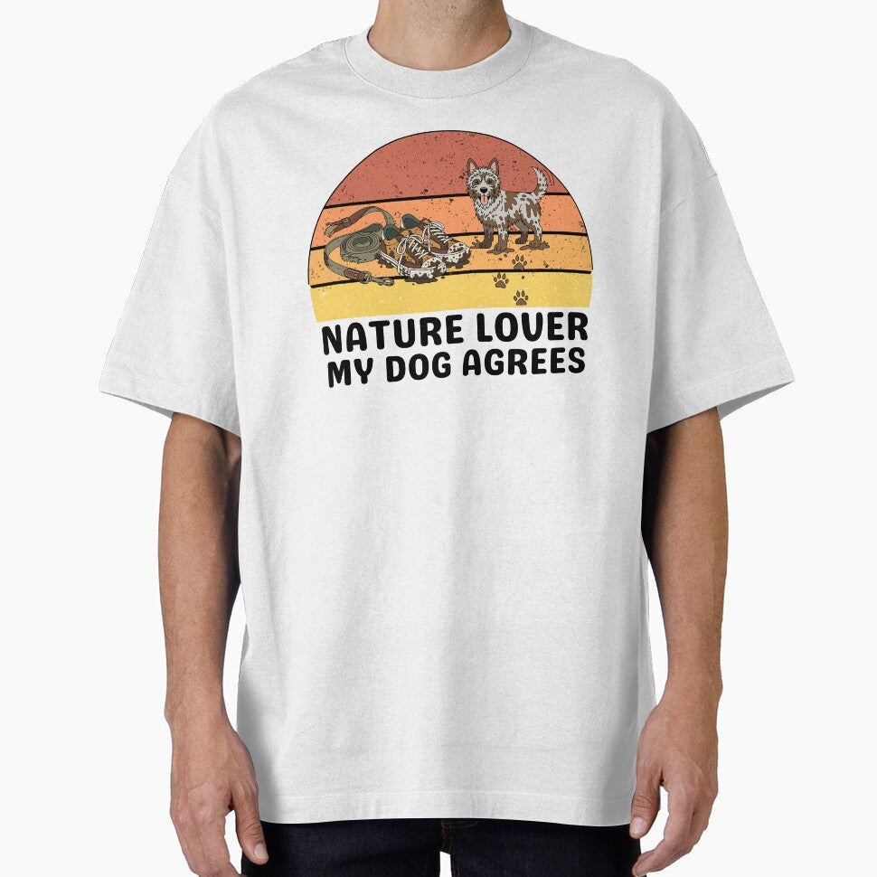 Retro Nature Lover With Muddy Shoes and Paws  Hiking Dog Lover by waikibi ⭐⭐⭐⭐⭐