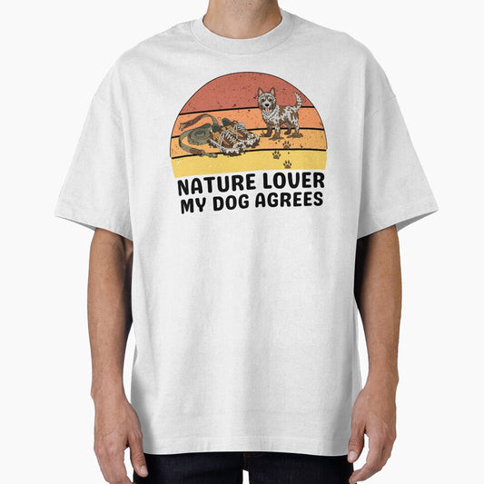 Retro Nature Lover With Muddy Shoes and Paws  Hiking Dog Lover by waikibi ⭐⭐⭐⭐⭐