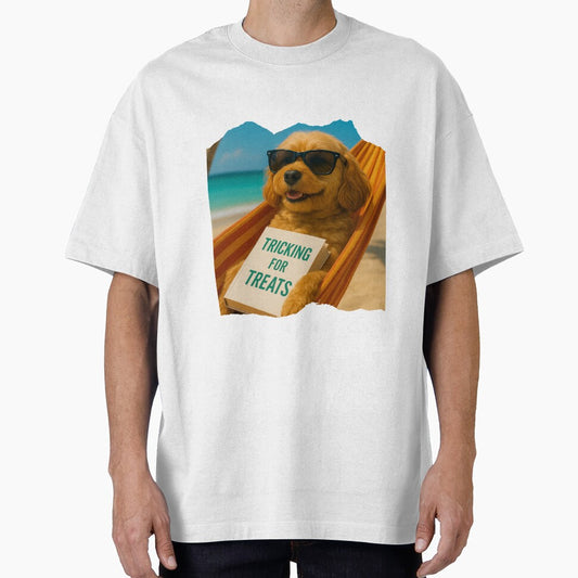 Will Trick for Treats - Funny Dog Art for finding your balance by Hell-phaba