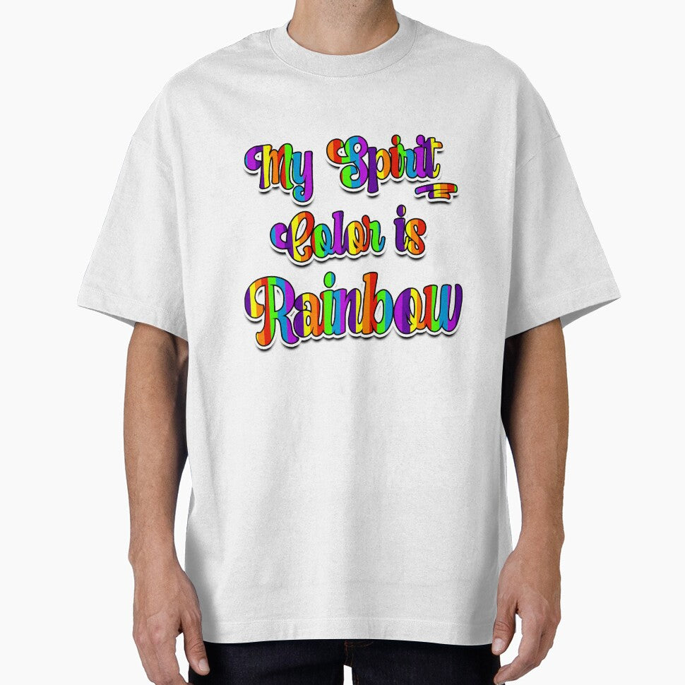 My Spirit Color is Rainbow - Cool plain color spirit colours designed by ozcushions by ozcushions