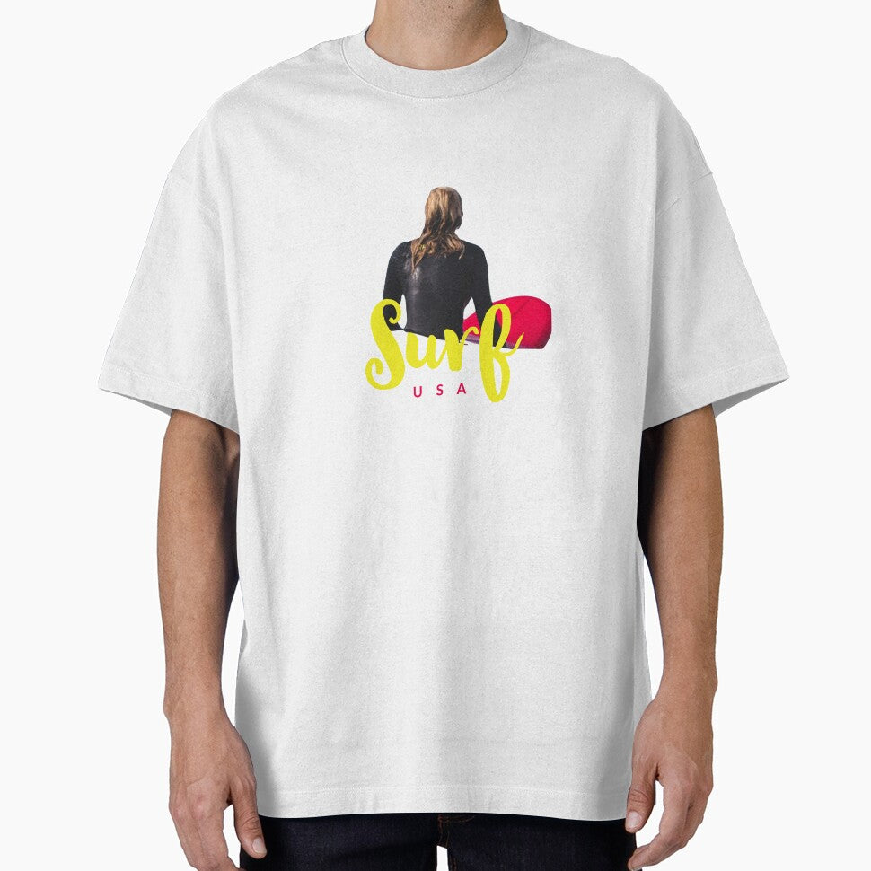 SURF USA - MINIMALIST - USA - RED BOARD - SURFING by Tropical Blood