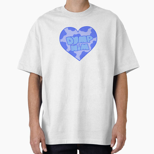 Y2k cow print heart (blue) by gross-girl99