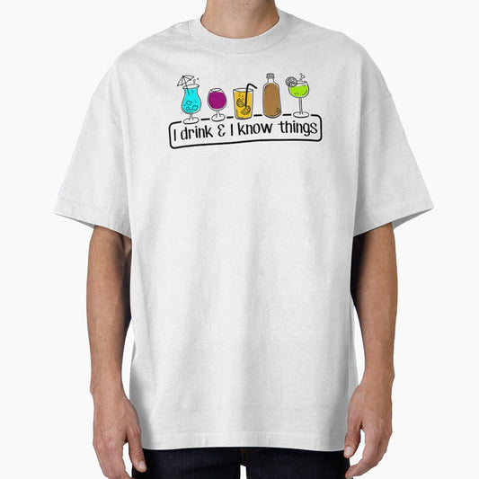 I DRINK and know THINGS - FUNNY cocktail lovers - social drinker - day drinking PARTY by originalsusie