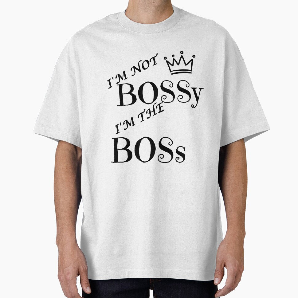 I’m Not Bossy I’m The Boss Typography by Glambysarah