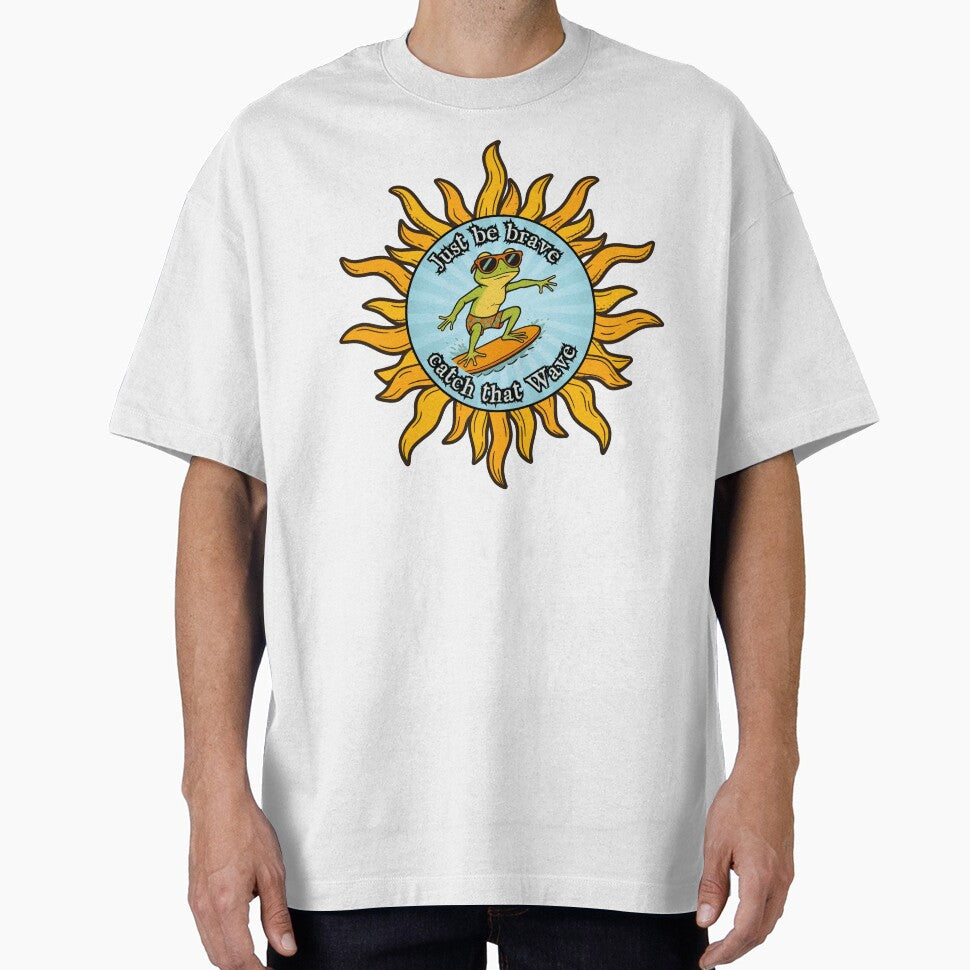 Just be brave, Catch that Wave Gecko by joztees