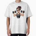 Fitness Girl Lifting Weights by QuiteOrbit