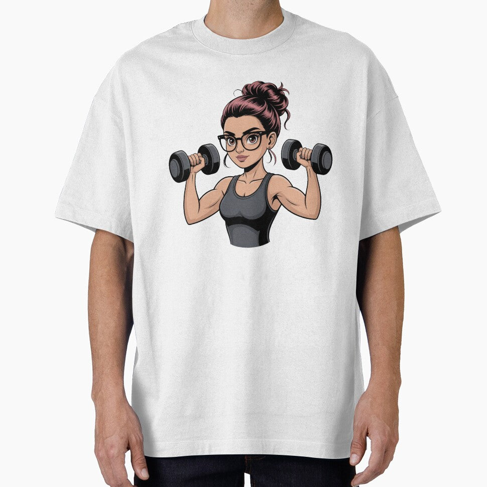 Fitness Girl Lifting Weights by QuiteOrbit
