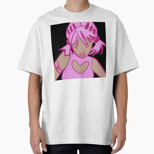 Y2K Girl Online - Pink hair Y2K Girl Cartoon Character Art by SweetLittleSins