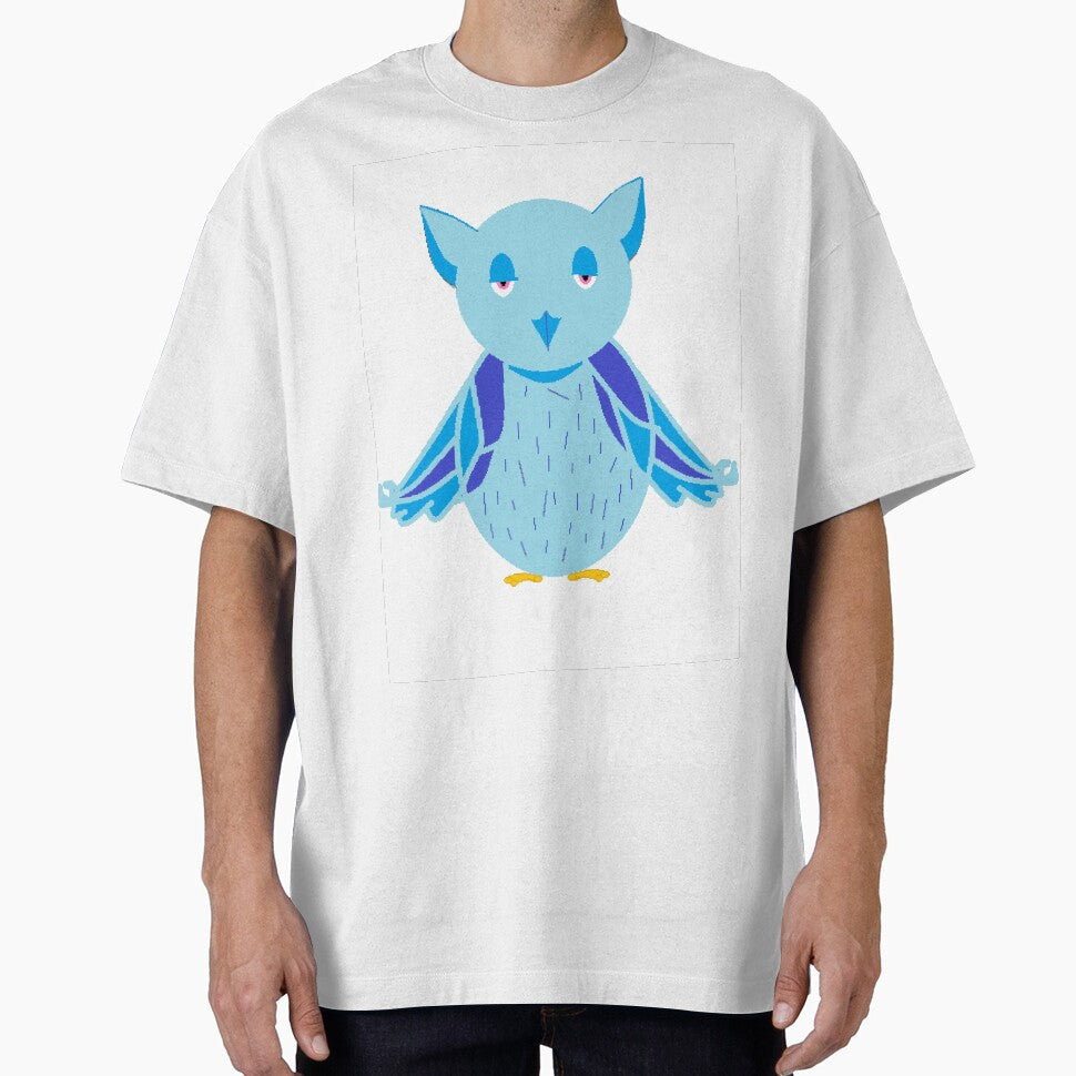 Cool and simple meditating owl design by Miracle Awaited