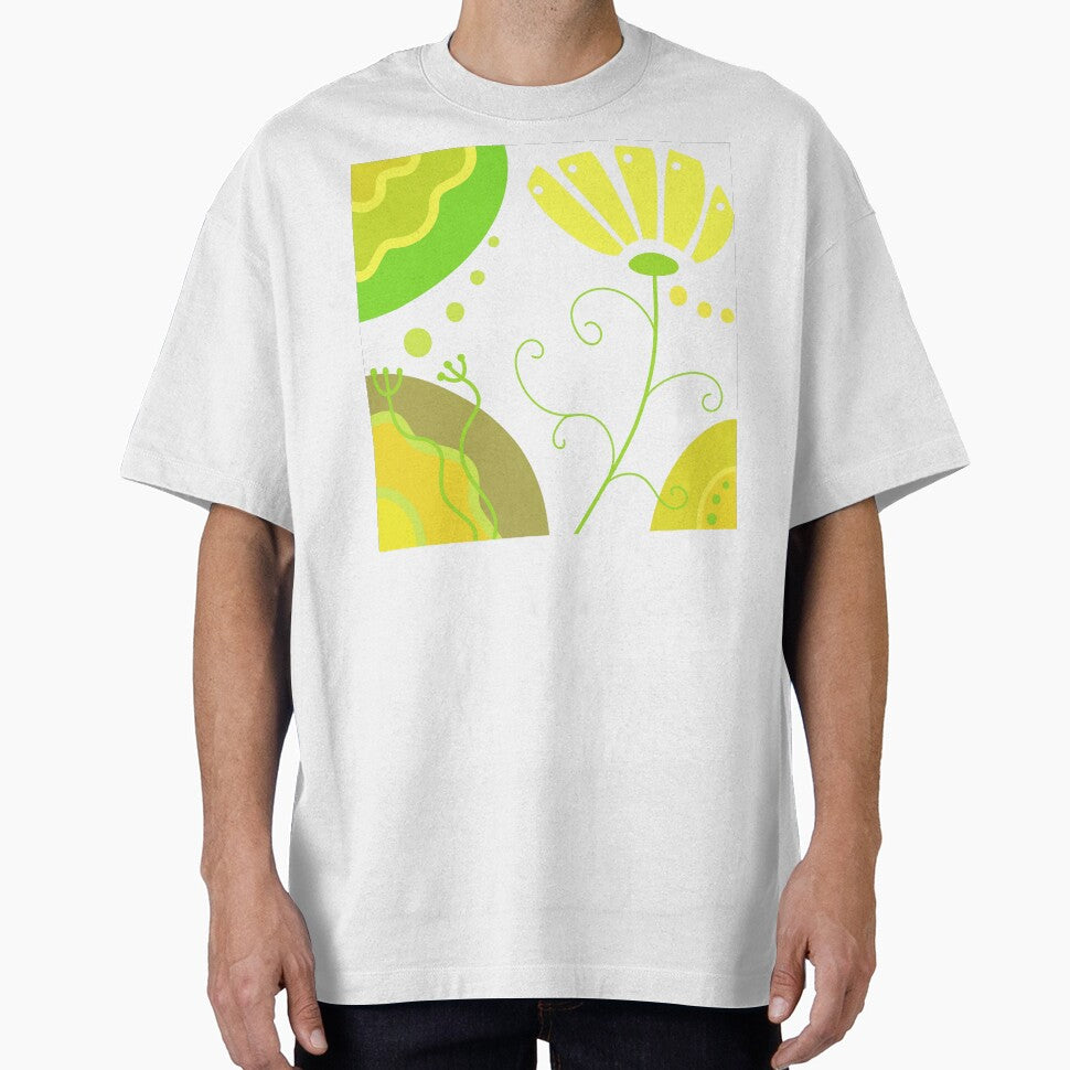 Vibrant Yellow Whimsical Boho Design by Sartoris Art