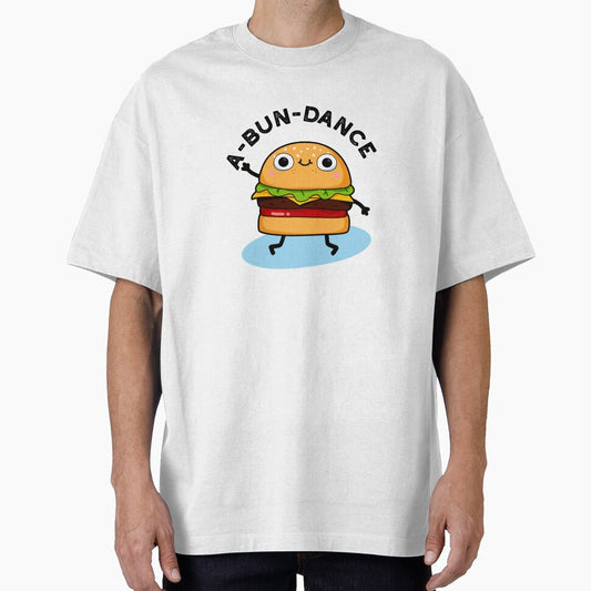 A-bun-dance Funny Dancing Burger Puns by punnybone