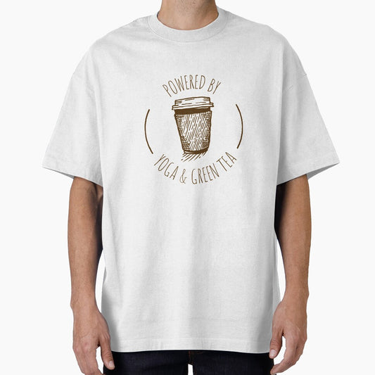 Powered By Yoga and Green Tea by RiseandShineTee