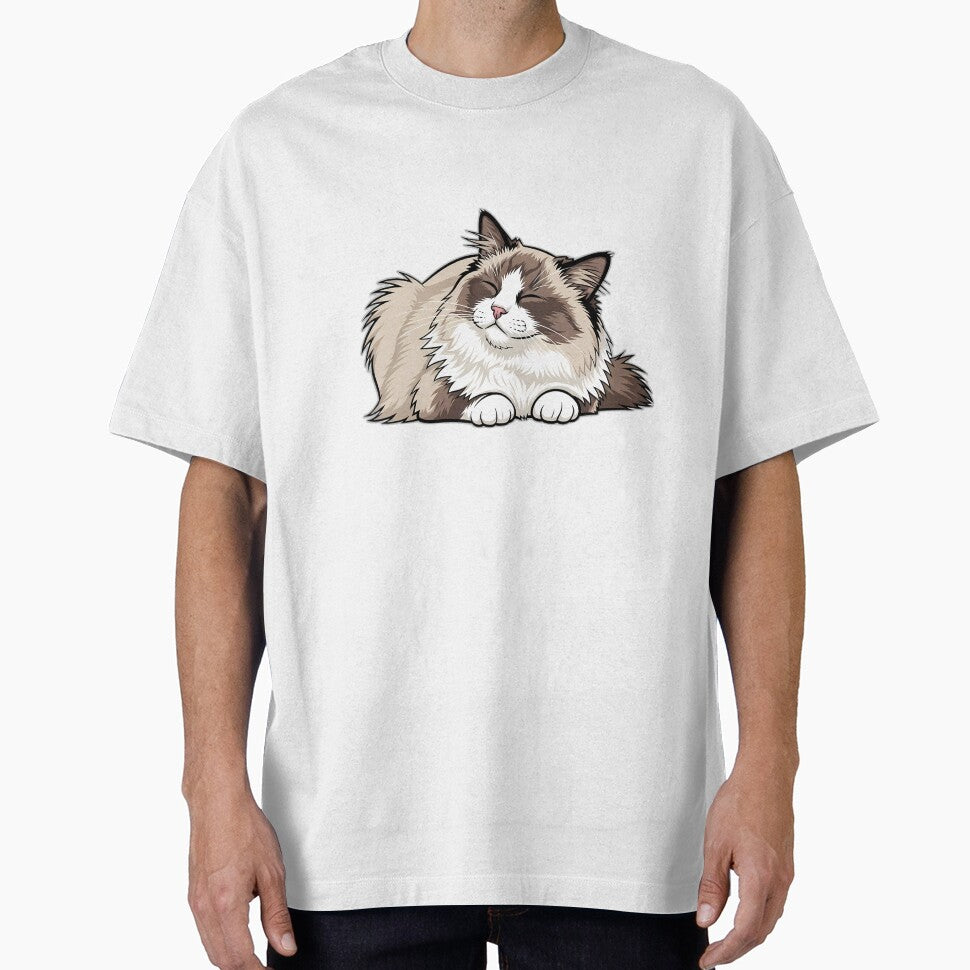 Ragdoll Soft Plop Cat Relaxed by pumsquare