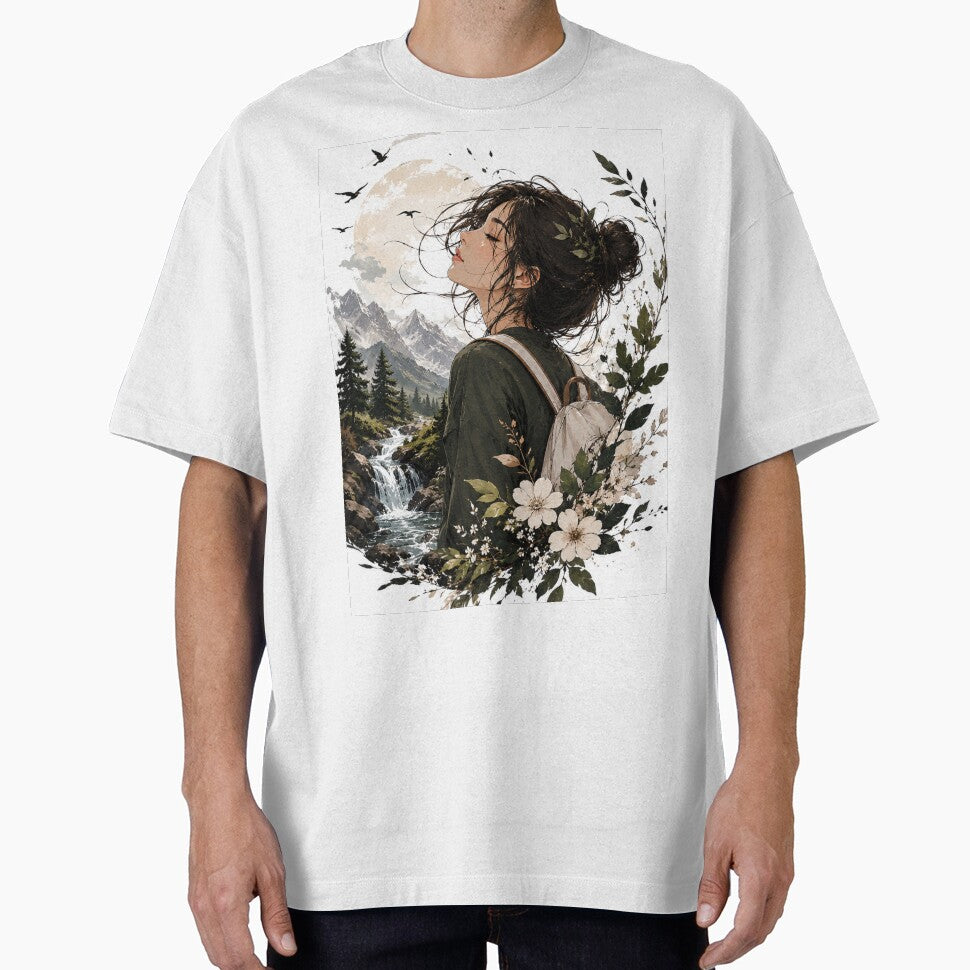 Nature Soul Girl | Aesthetic Forest Dream Artwork by Sticleg