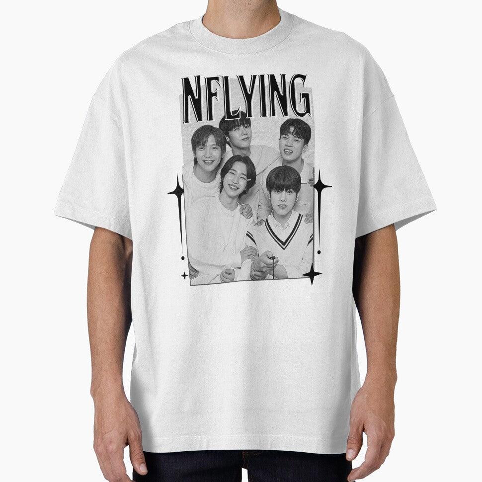 N.Flying Inspired Korean Rock Band Art Kpop Boy group K-music south korean Boy group Scrapbook Collage Cozy Y2K Vintage Design by HELL0WBELLO