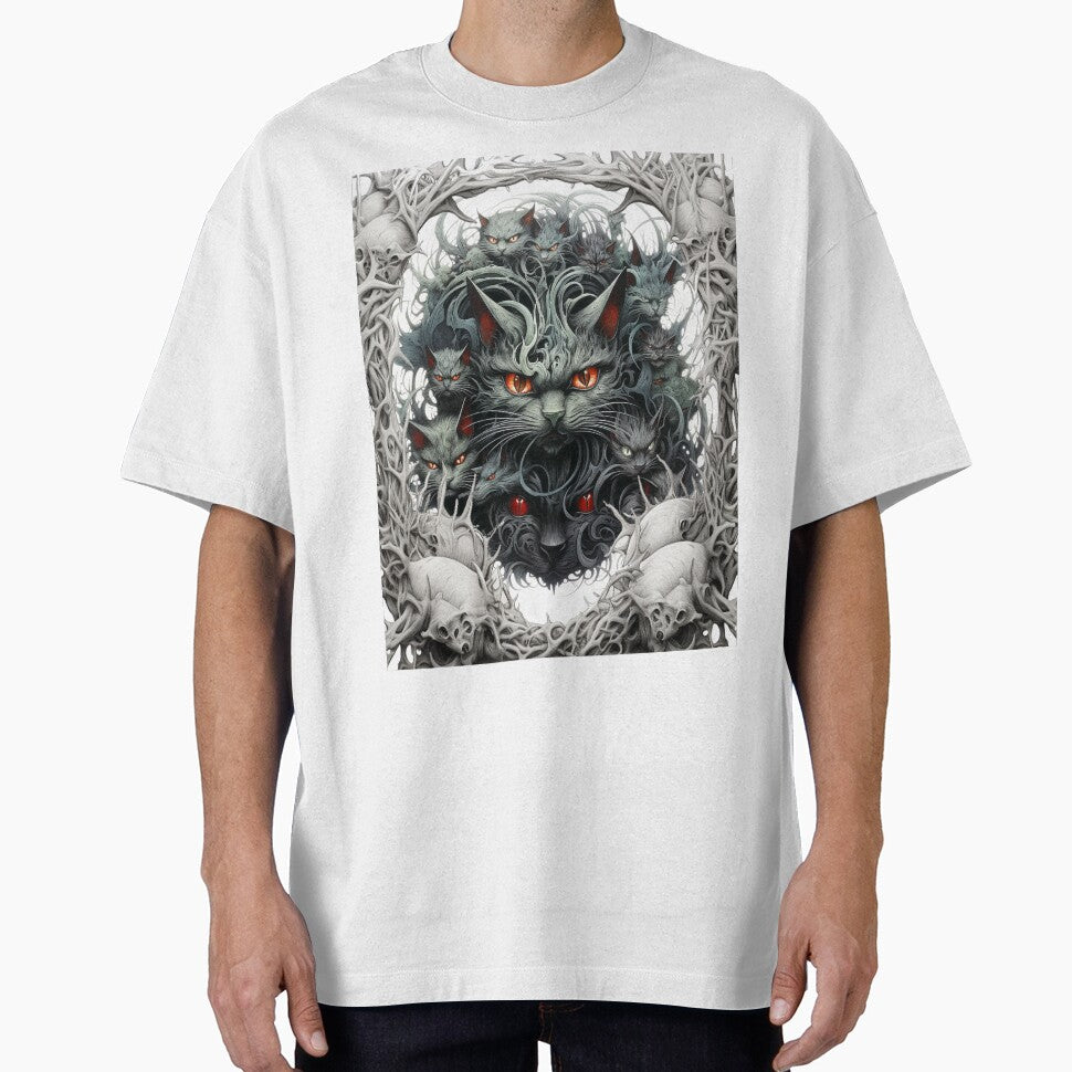 Awesome Cat Print by AtlantisApparel
