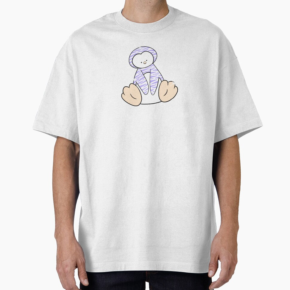 Animal Print Penguin (purple zebra) by gross-girl99