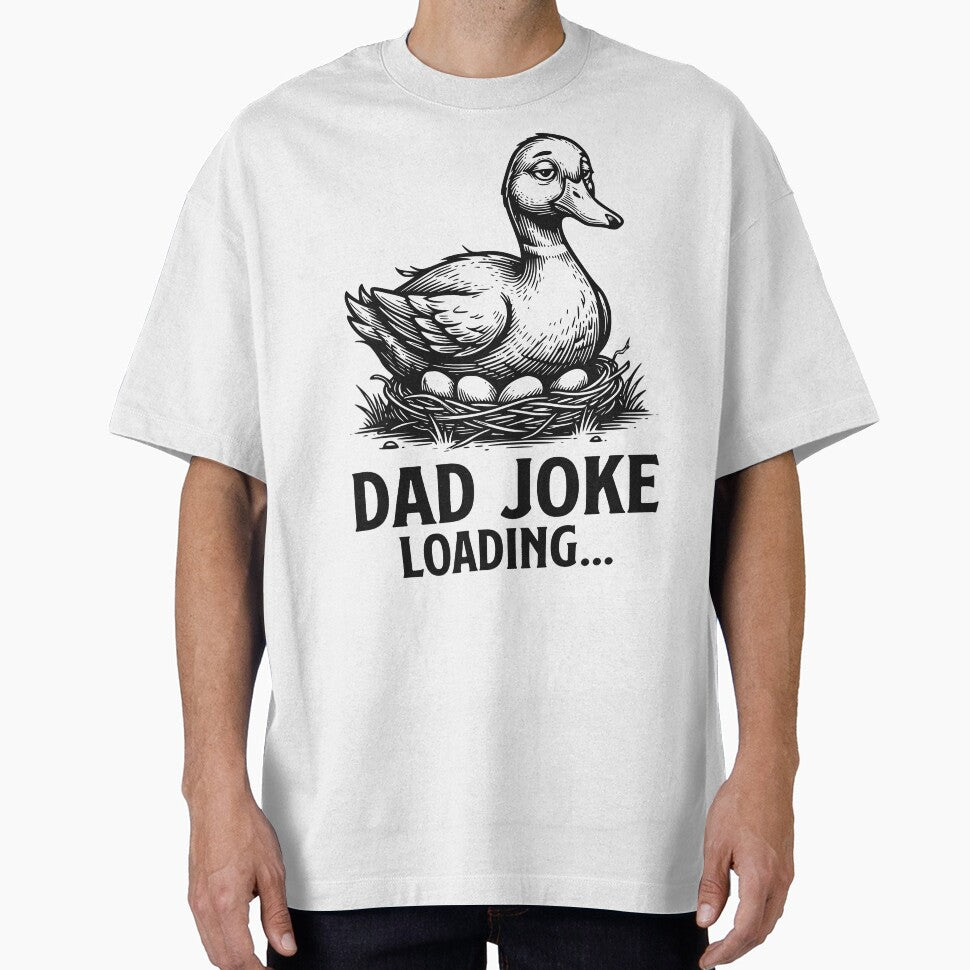 Dad Joke Loading Duck, Funny Father's Day Humor Design by TeeVerse27