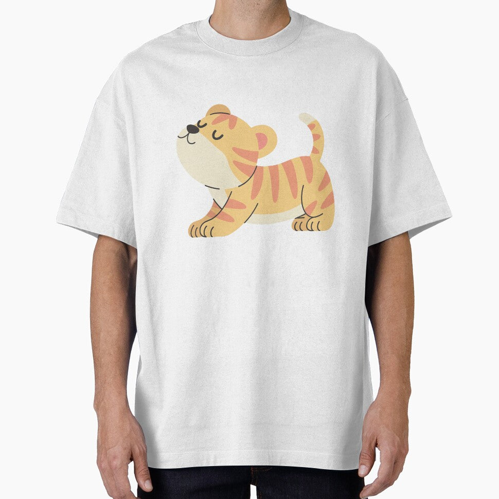 Yoga Lover Gift Cute Tiger Meditation by QuiteOrbit
