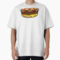 Kawaii Happy Cheeseburger Cute Fast Food Burger by Teetee94