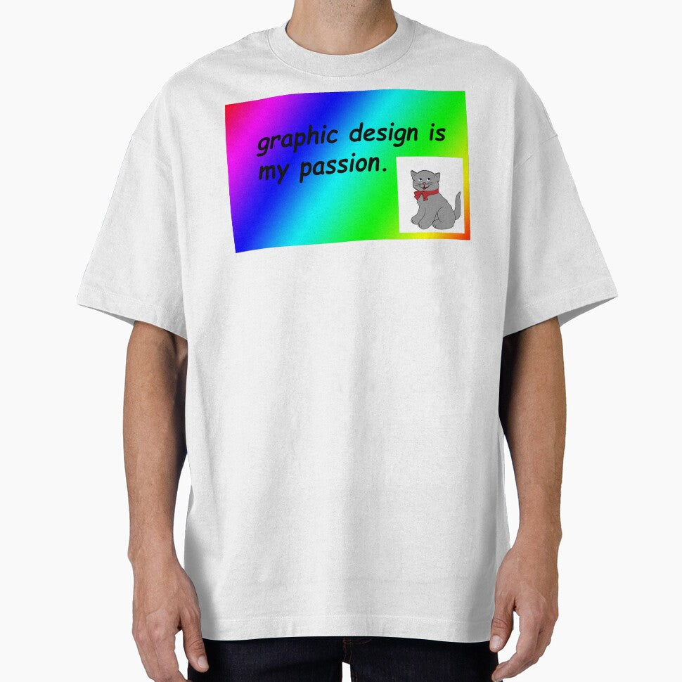 Graphic design is my passion rainbow comic sans by triinamariia