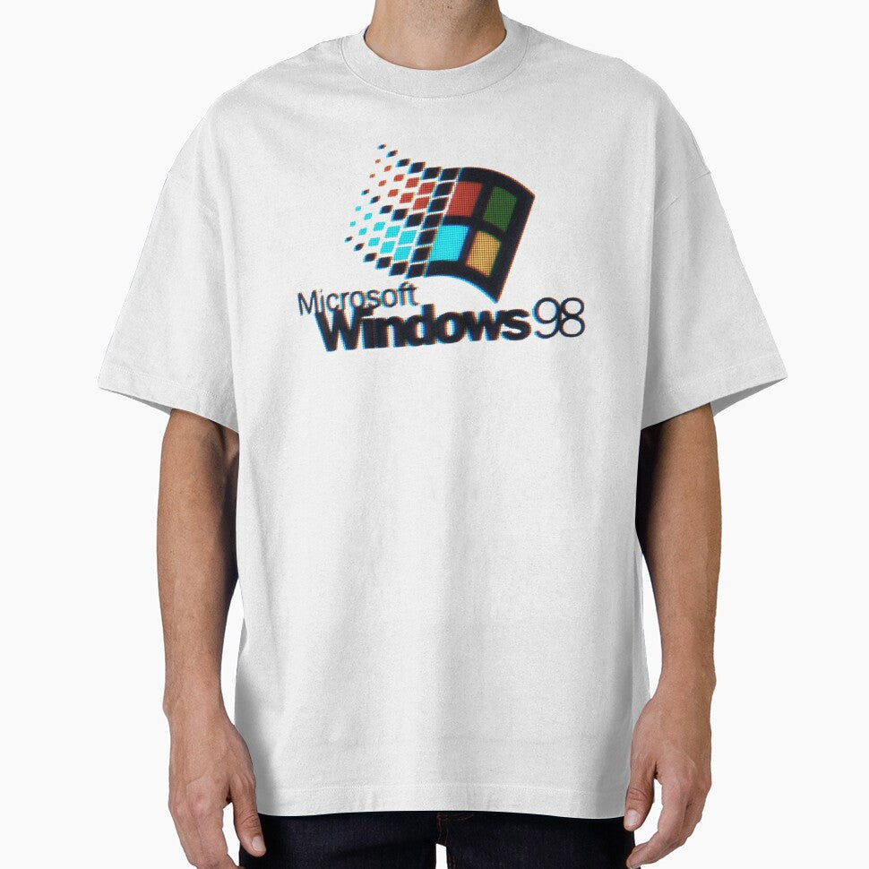 Windows 98 Retro Tech Logo Y2K Aesthetic by TrxshWear